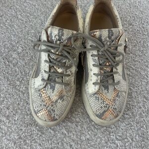 GUISEPE ZANOTTI sneakers - barely worn Stylish Snake Print Women's Sneakers